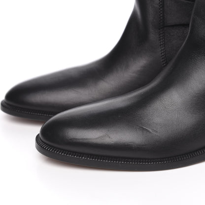 Christian Dior Soft Calfskin Empreinte High Boot 36 Black 8 of 11