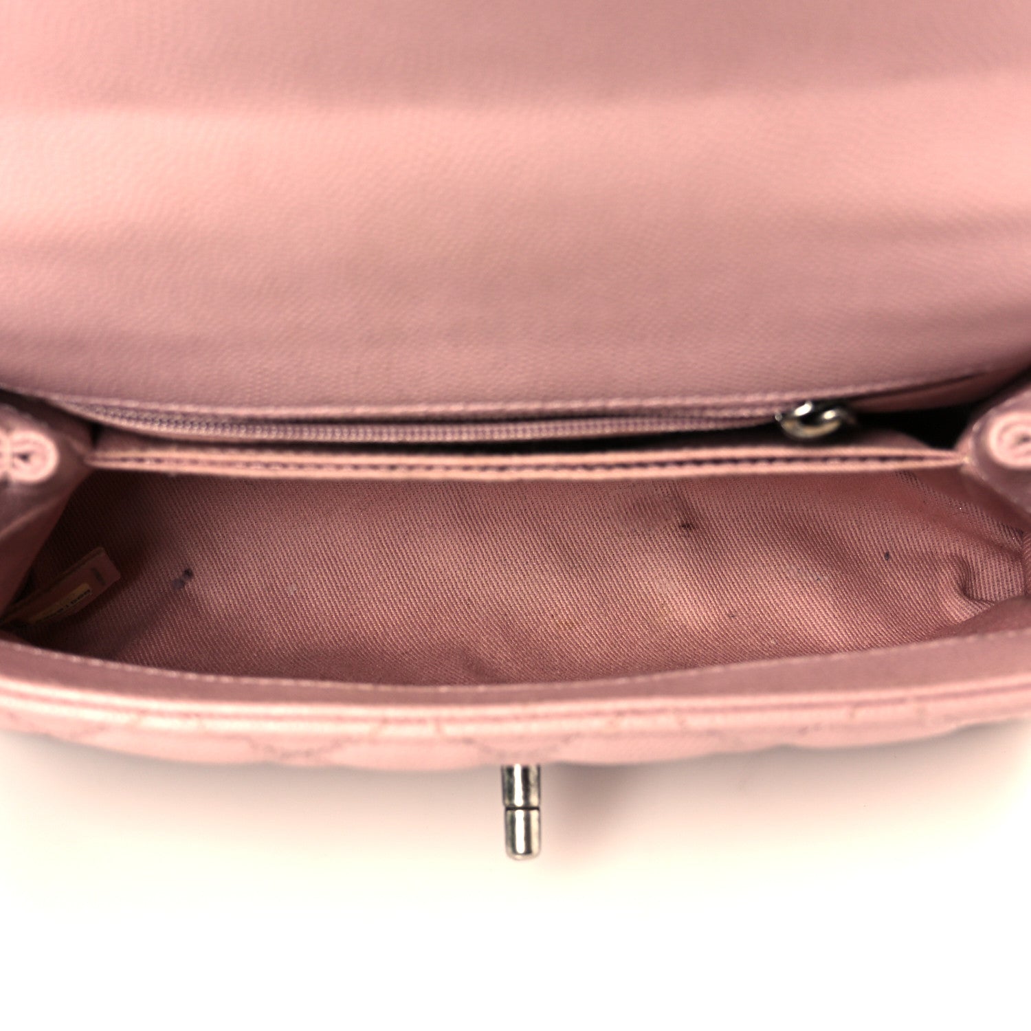 Chanel Caviar Quilted Mini Coco Handle Flap Light Pink 5 of 12