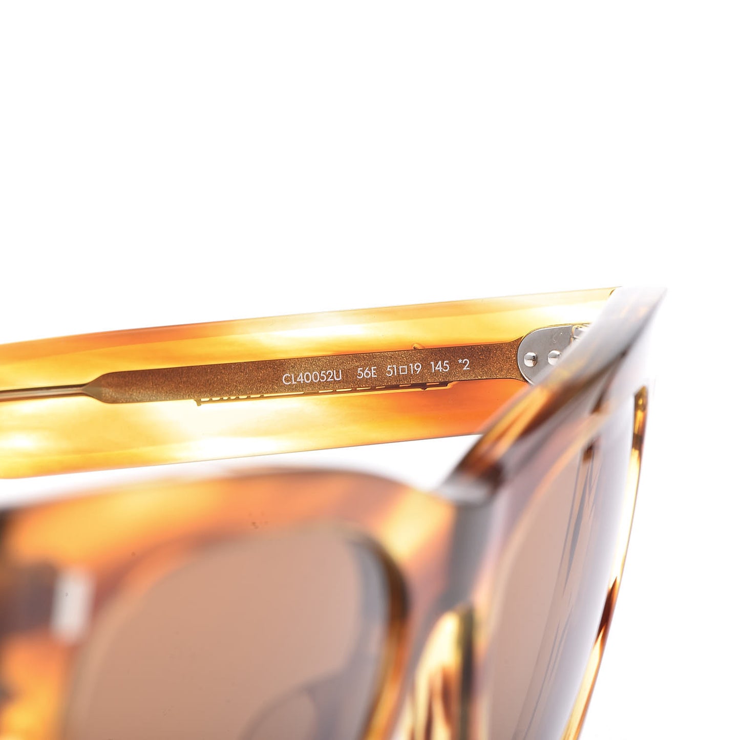 Acetate Cat Eye Sunglasses CL 40052U Havana