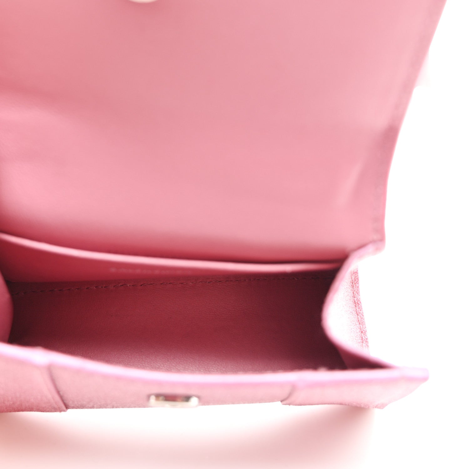 Balenciaga Glitter Fabric Hourglass Top Handle Bag Mini with Chain  Sweet Pink 5 of 10