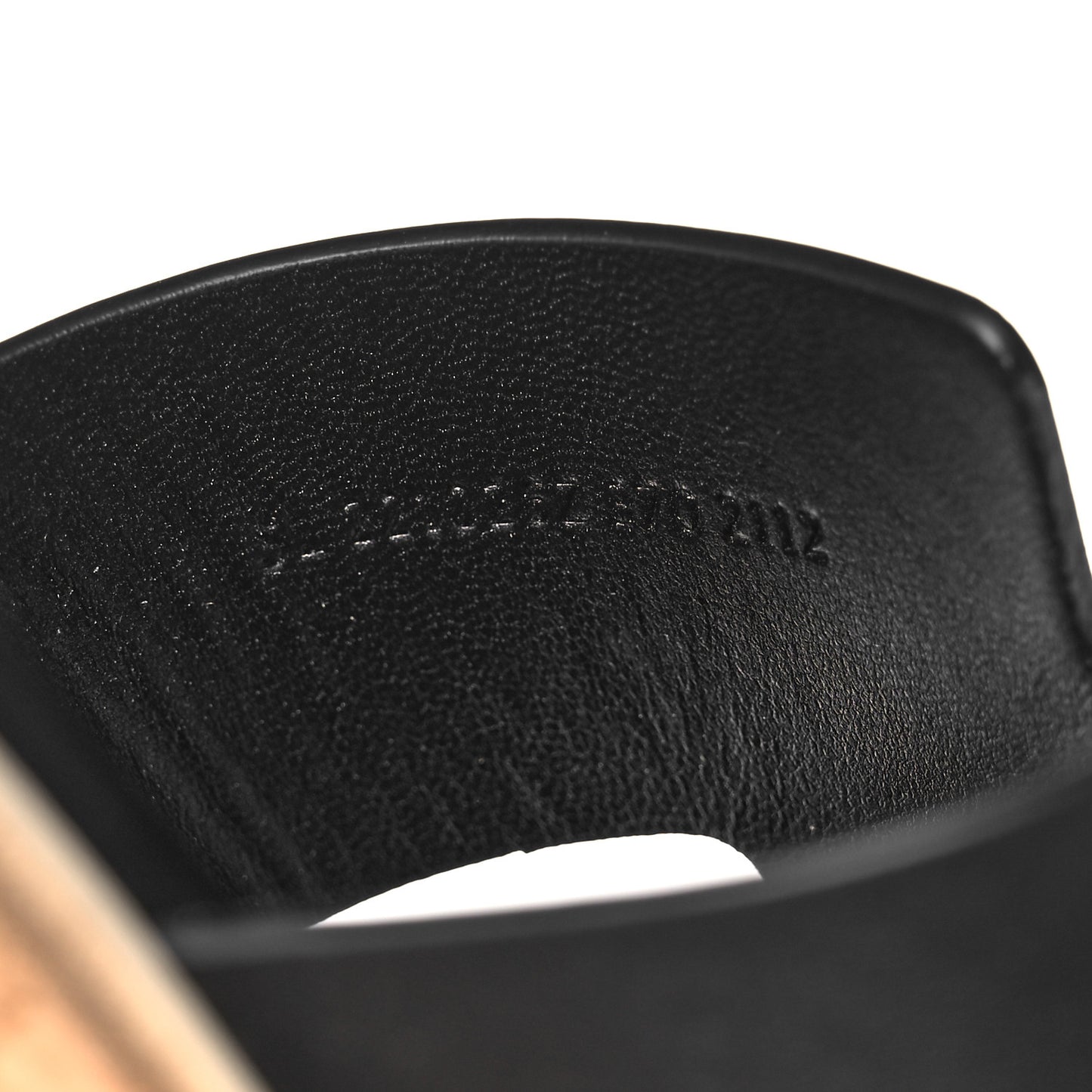 Calfskin Cork Eze 30 Sandals 37 Black