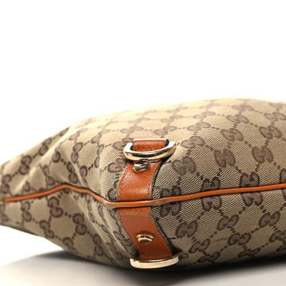 Gucci Monogram Abbey Messenger Bag Tan 9 of 13