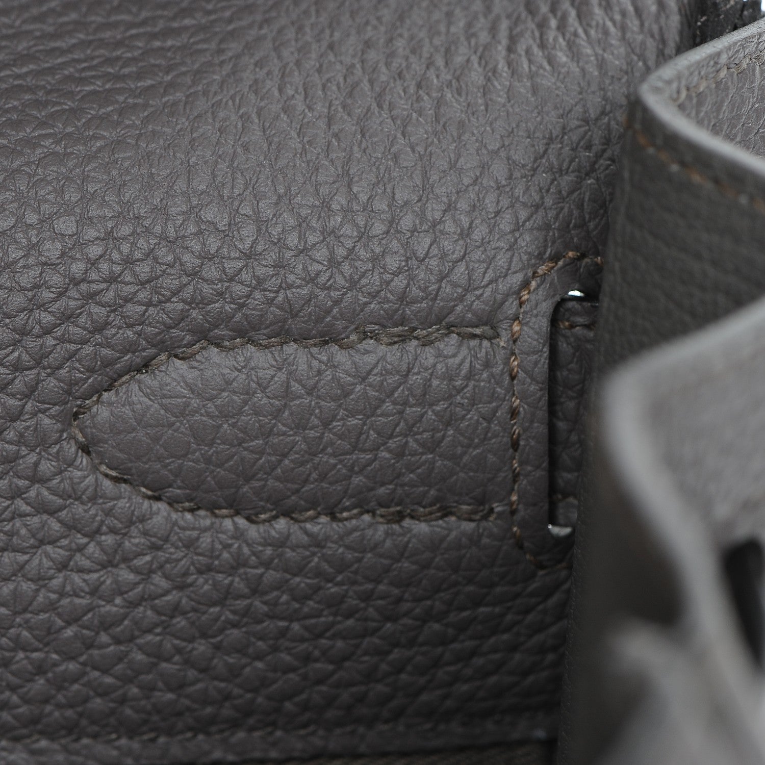 Hermes Togo Kelly Retourne 32 Etain 15 of 30