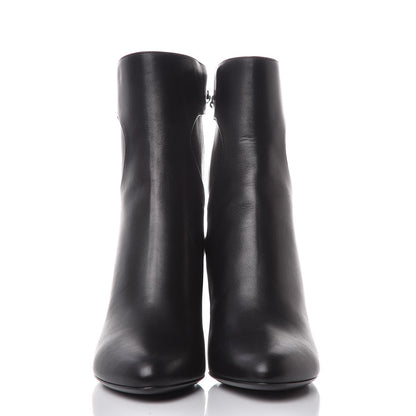 Christian Dior Calfskin Studded Stellar Ankle Boots 37.5 Black 2 of 8