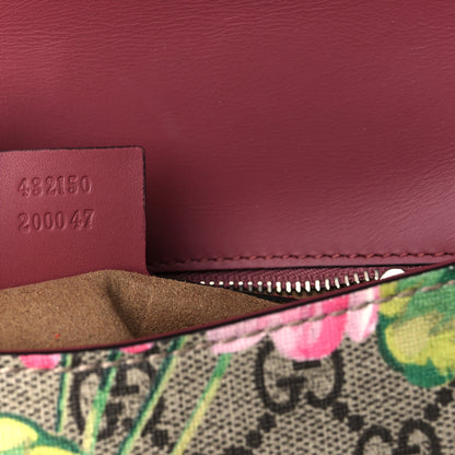 Gucci GG Supreme Monogram Blooms Small Messenger Shoulder Bag Beige Multicolor Dry Rose 7 of 11