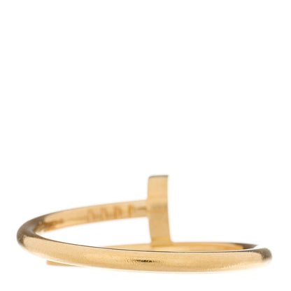 Cartier 18K Yellow Gold Small Juste Un Clou Ring 56 7.5 3 of 5
