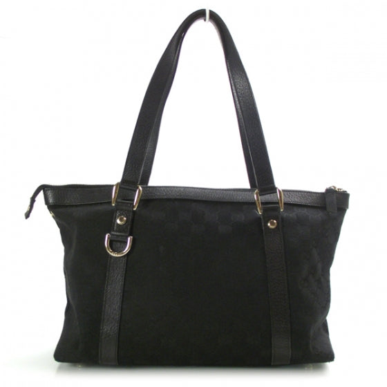 Gucci Monogram Abbey Medium Tote Black 3 of 10