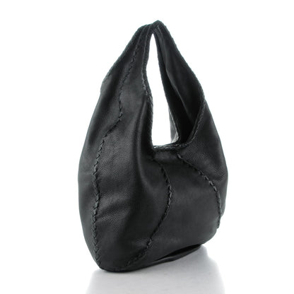 Bottega Veneta Cervo Deerskin Large Hobo Nero Black 3 of 8