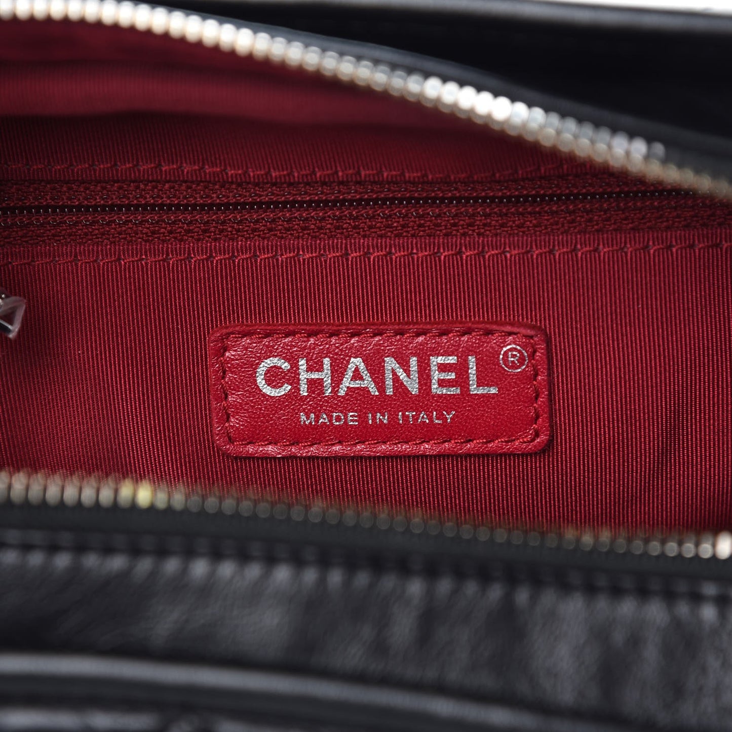 Aged Calfskin Quilted Medium Gabrielle Hobo Black