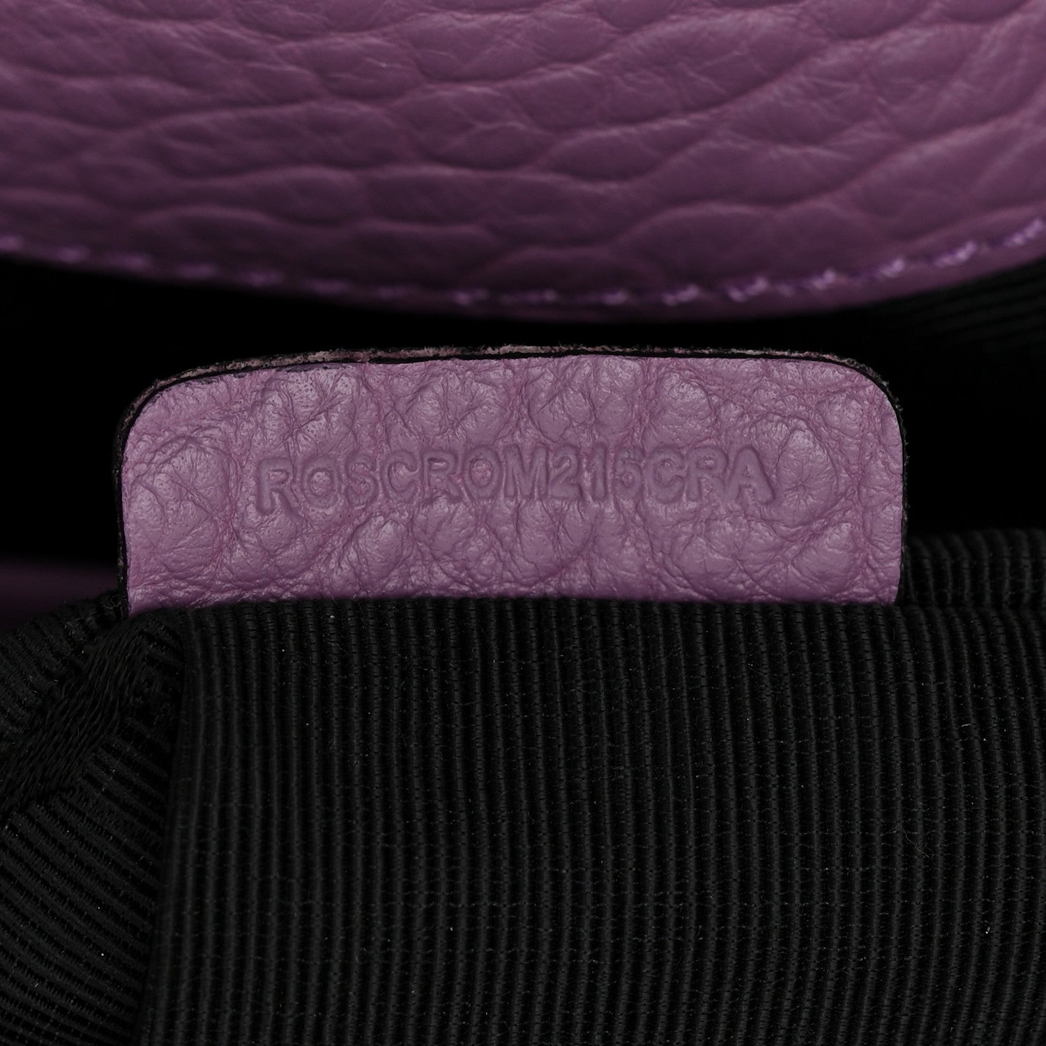 Burberry Heritage Grain Check Embossed Medium Dewsbury Tote Purple 8 of 11