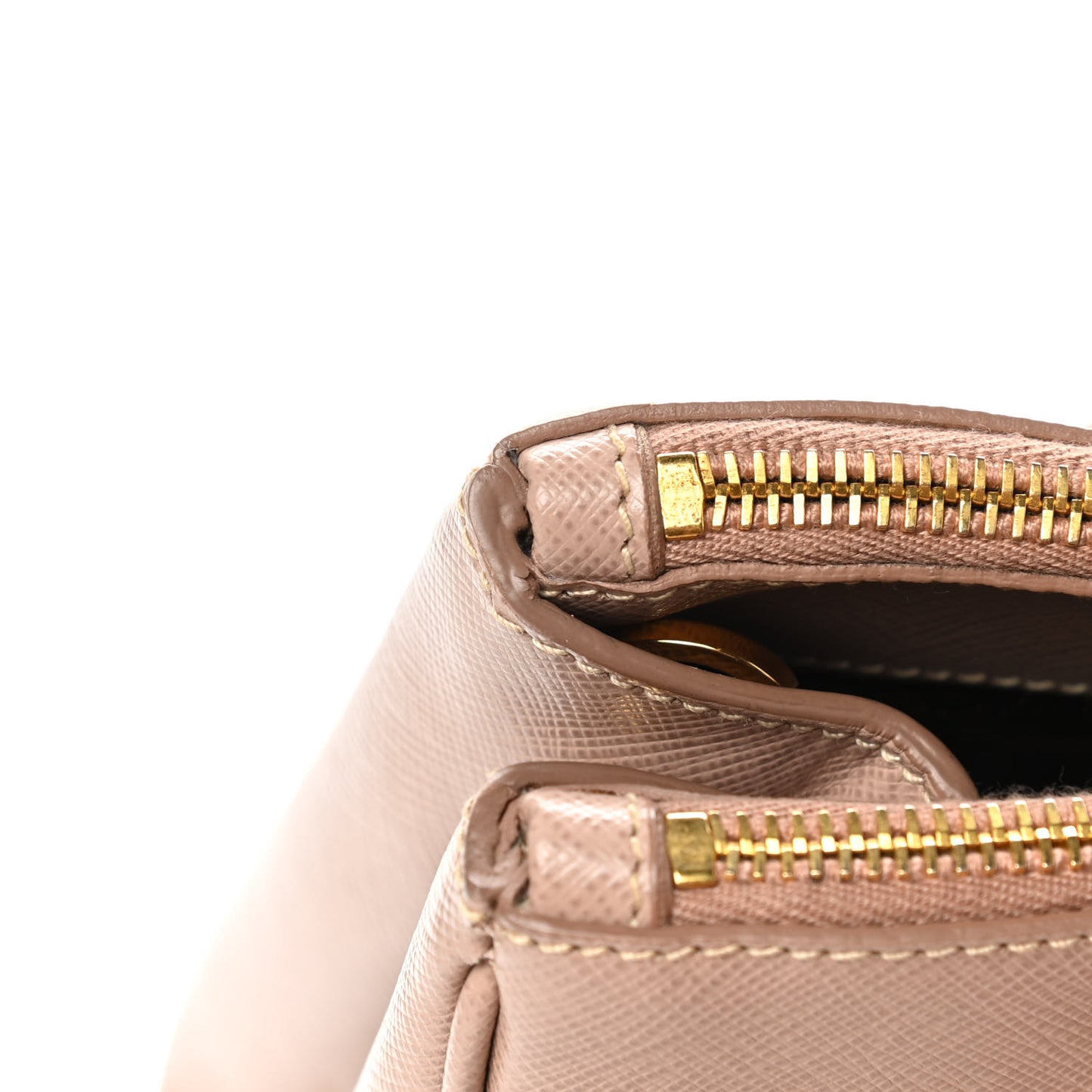 Saffiano Small Galleria Double Zip Tote Cammeo