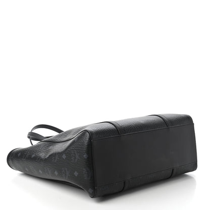 MCM Visetos Toni Shopper Tote Black 4 of 10