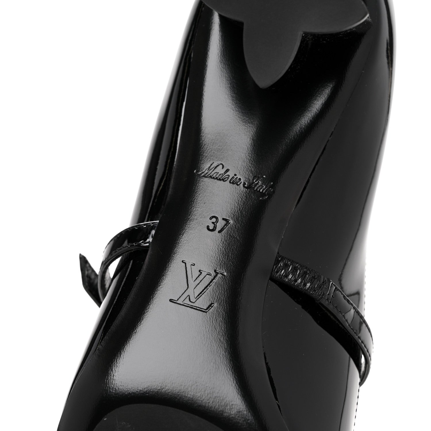 Louis Vuitton Patent Uniformes Silhouette 40mm Pumps 37 Black 7 of 9