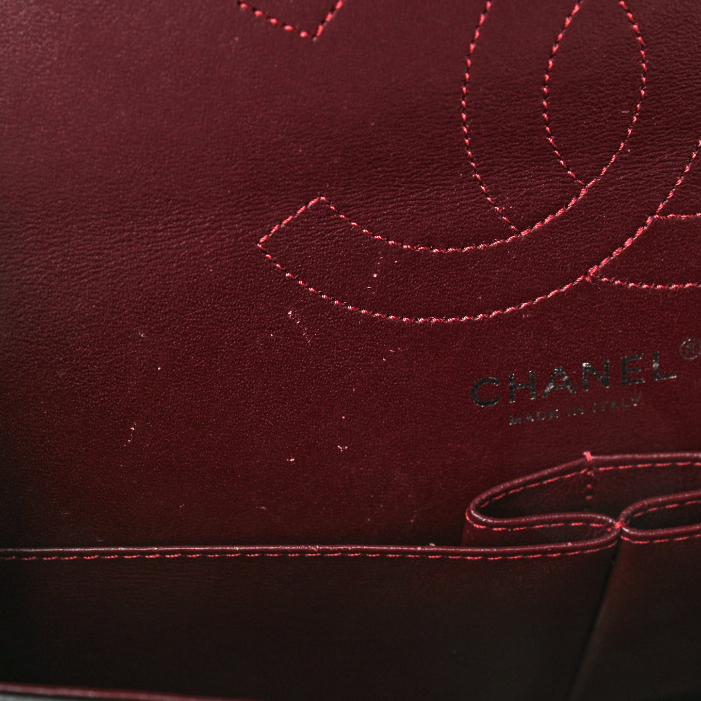 Aged Calfskin Quilted 2.55 Reissue 226 Flap Black
