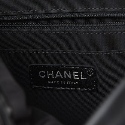 Chanel Lambskin Chevron Quilted Small Urban Spirit Backpack Black 5 of 9