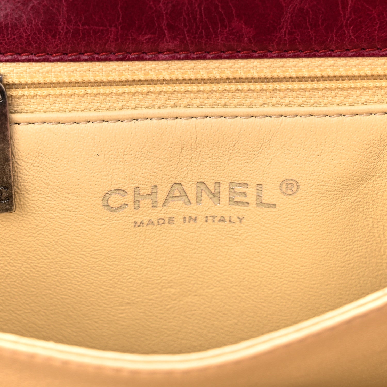 Chanel Glazed Calfskin Quilted Soft Boy Flap Red 6 of 10