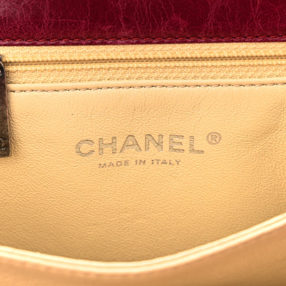 Chanel Glazed Calfskin Quilted Soft Boy Flap Red 6 of 10