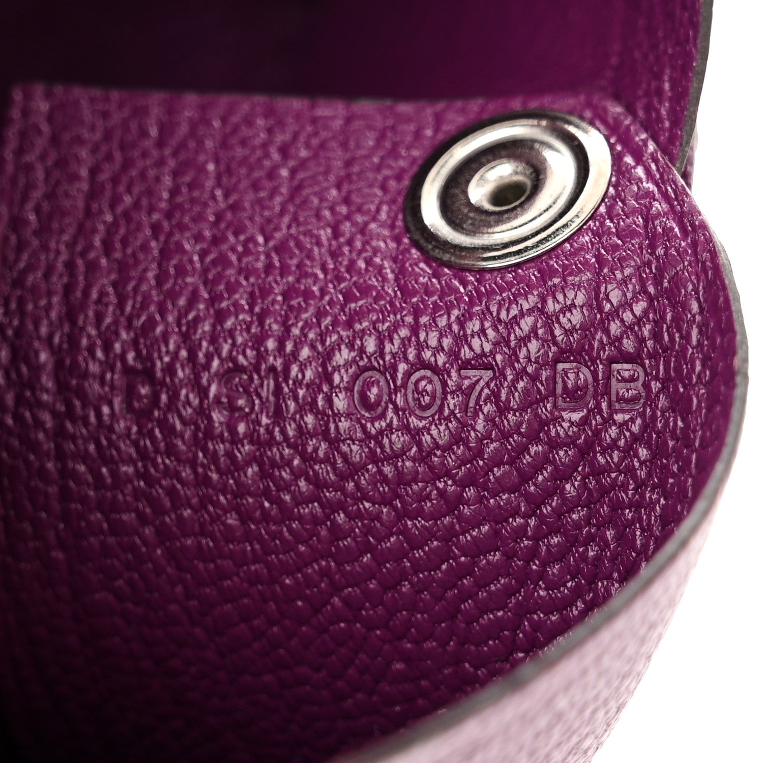 Hermes Chevre Mysore Calvi Card Case Anemone 7 of 8