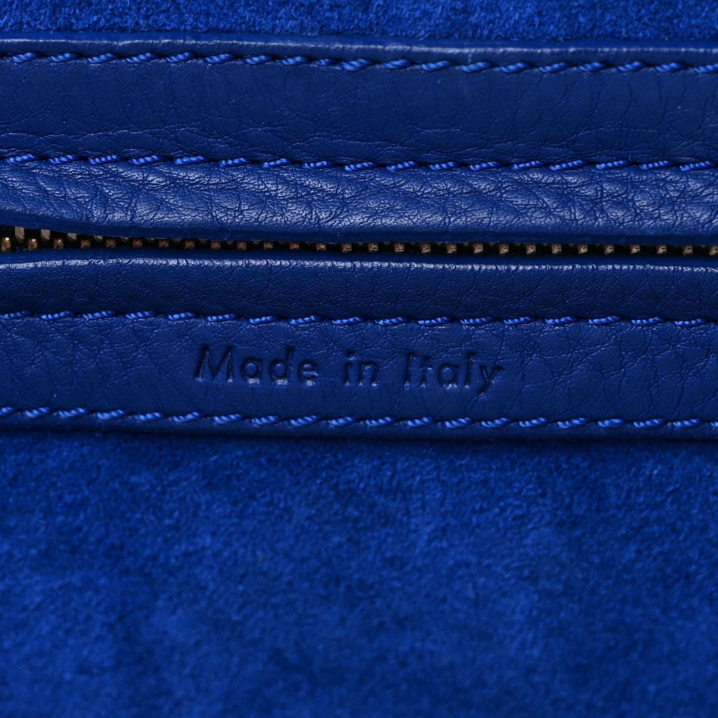 Supple Calfskin Medium Phantom Luggage Royal Blue