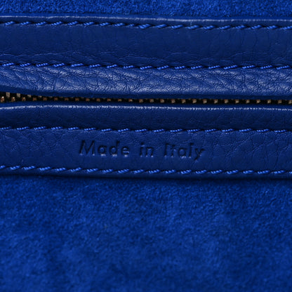 Celine Supple Calfskin Medium Phantom Luggage Royal Blue 7 of 10