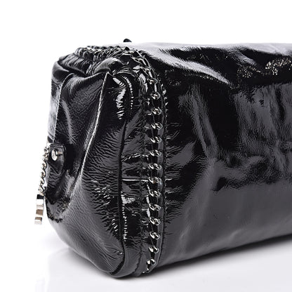 Chanel Patent Medium Luxe Ligne Bowler Black 10 of 12