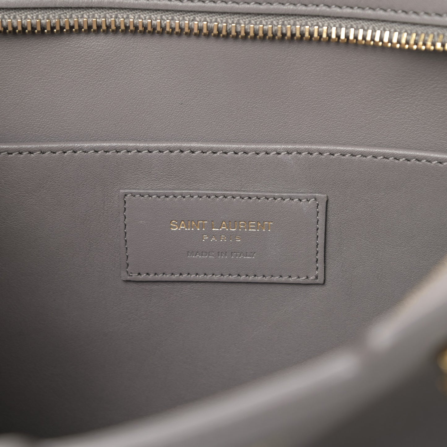 Calfskin Monogram Baby Cabas Fog