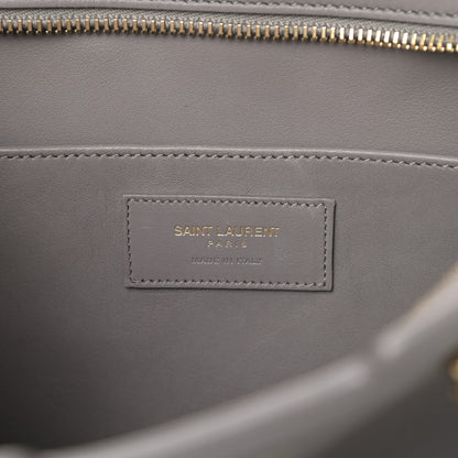 Saint Laurent Calfskin Monogram Baby Cabas Fog 7 of 9