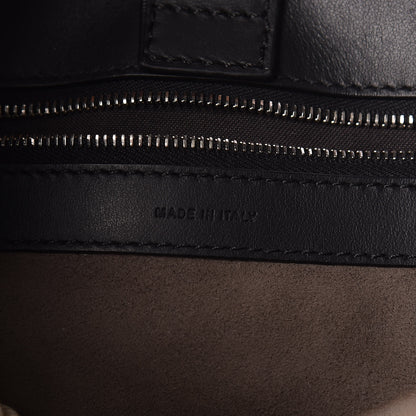 Fendi Vitello Century F is Fendi FF Diagonal Inlay Small Runaway Satchel Fango Black Fragola 8 of 11