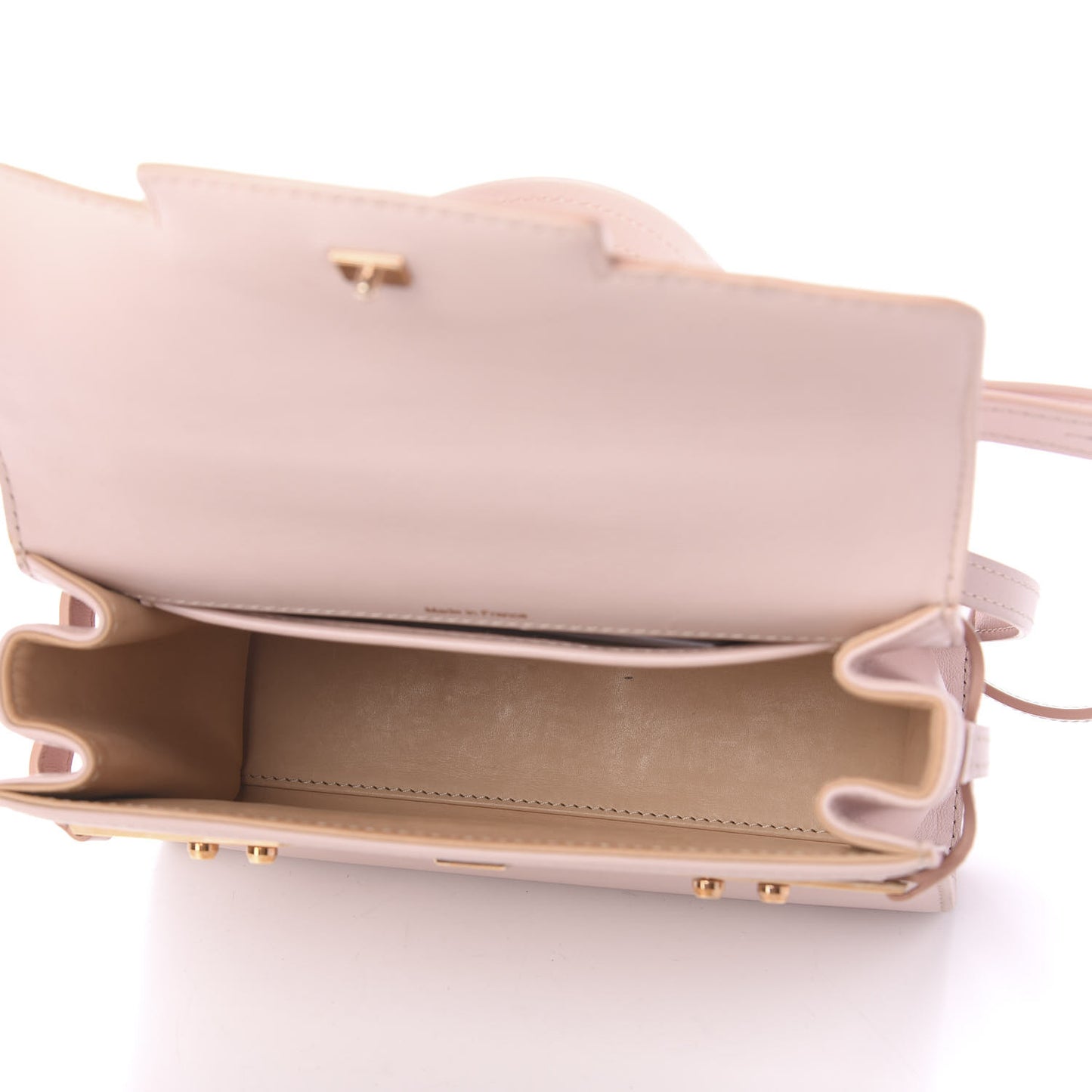 Smooth Calfskin Mini Tempete Satchel Pink