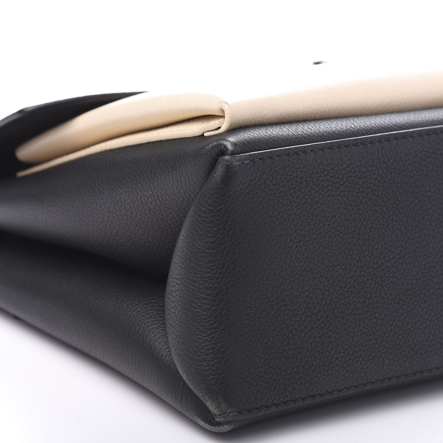 Louis Vuitton Soft Calfskin My Lockme Top Handle Vanille Black 8 of 15
