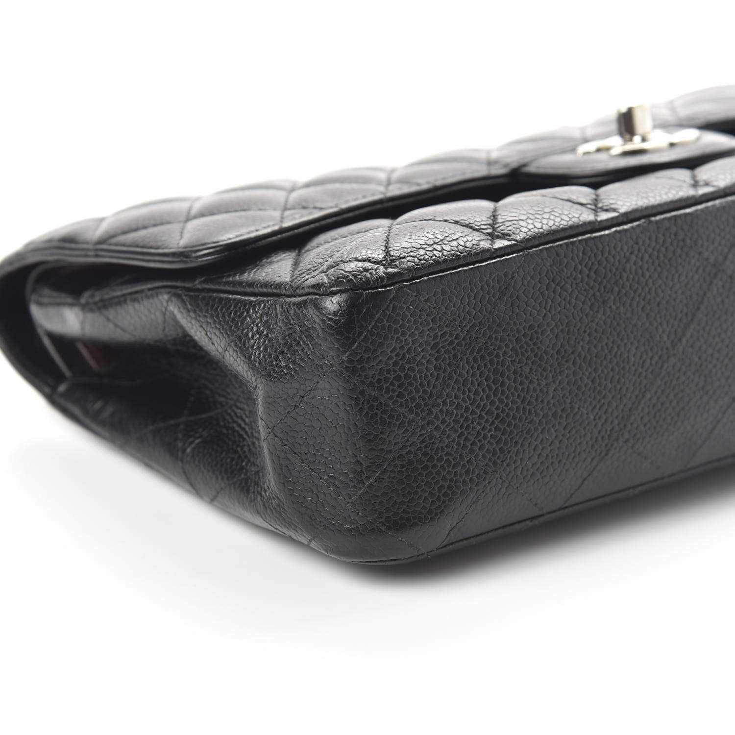 Chanel Caviar Quilted Medium Double Flap Black 6 of 12
