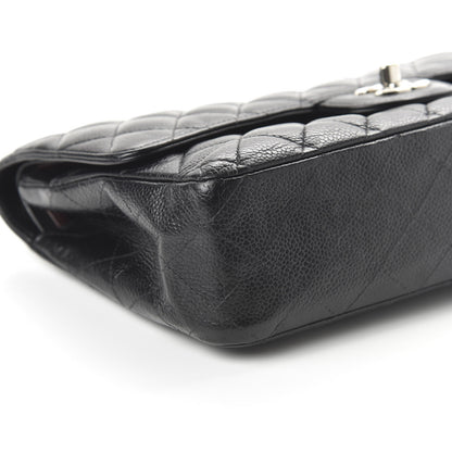 Chanel Caviar Quilted Medium Double Flap Black 6 of 12