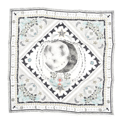 Christian Dior Silk La Lune Square Scarf 1 of 4