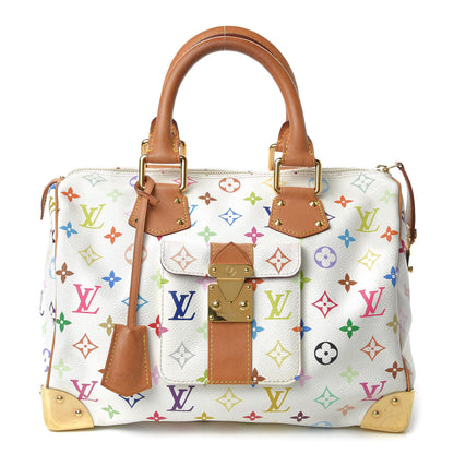 Louis Vuitton Monogram Multicolor Speedy 30 White 1 of 8