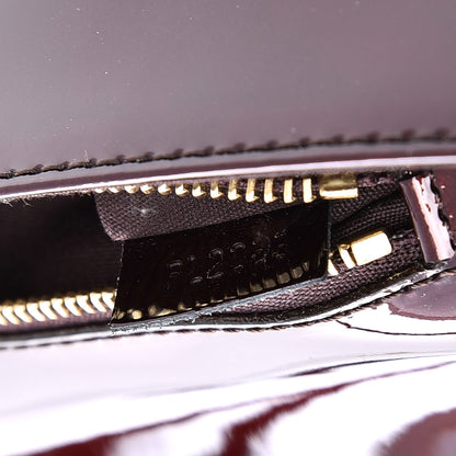 Louis Vuitton Patent Sobe Clutch Amarante 7 of 8