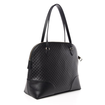 Gucci Soft Microguccissima Medium Bree Shoulder Bag Black 3 of 9