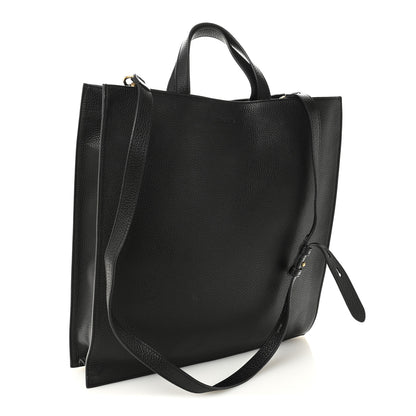 Gucci Calfskin Kingsnake Print Vertical Tote Black 3 of 11