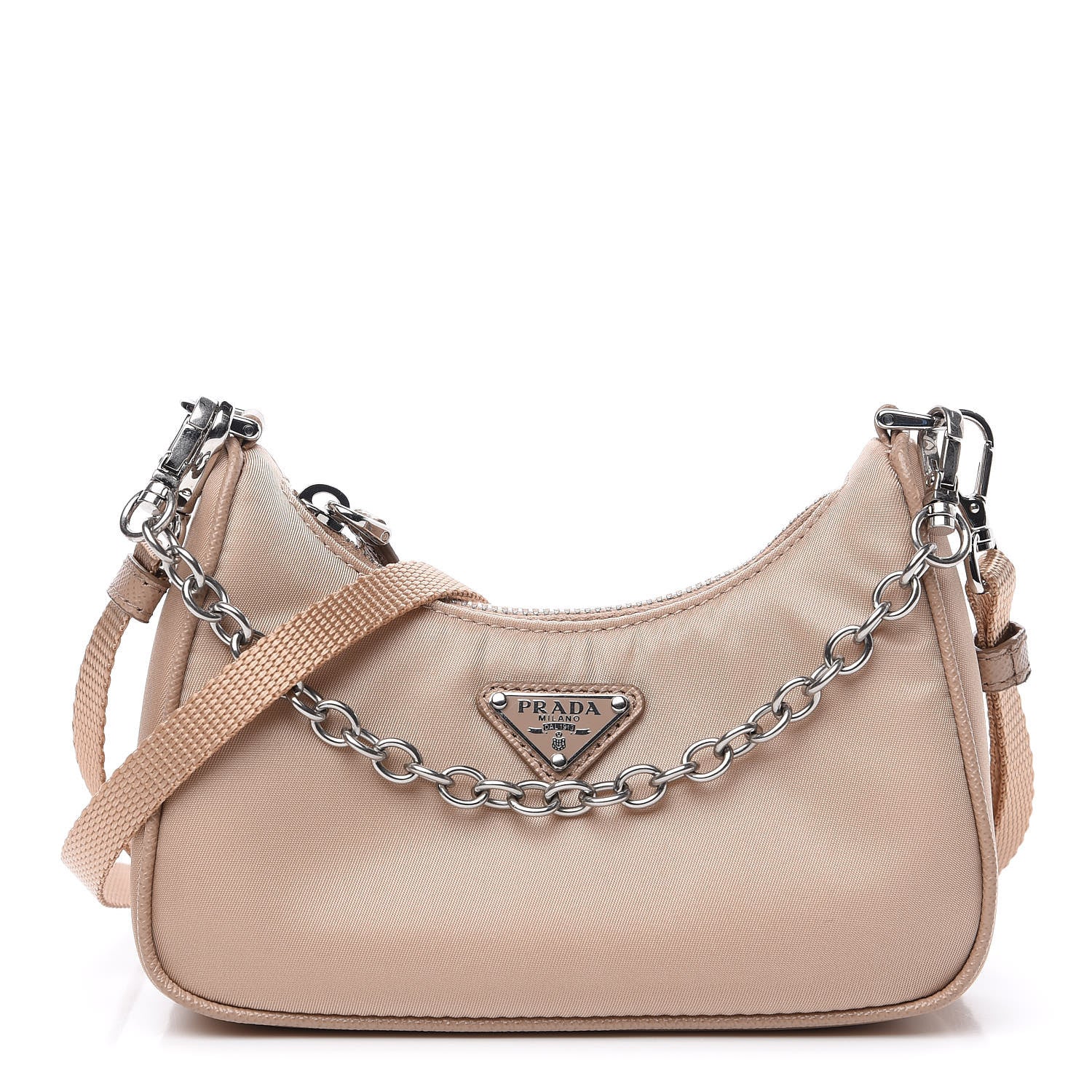 Prada Tessuto Nylon Saffiano Mini Re-Edition 2000 Shoulder Bag Cammeo 1 of 8