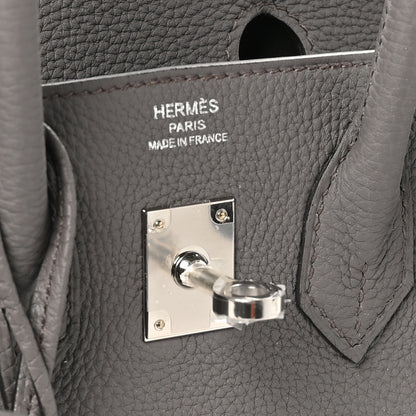 Hermes Togo Birkin 25 Etain 6 of 11
