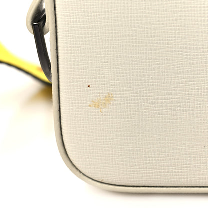 Off-White Saffiano Binder Flap Bag White 7 of 8