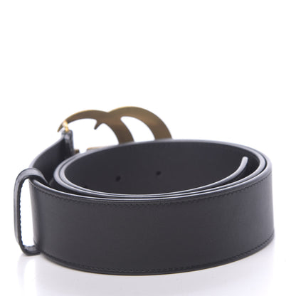 Gucci Calfskin Double G 40mm Belt 85 34 Black 2 of 5