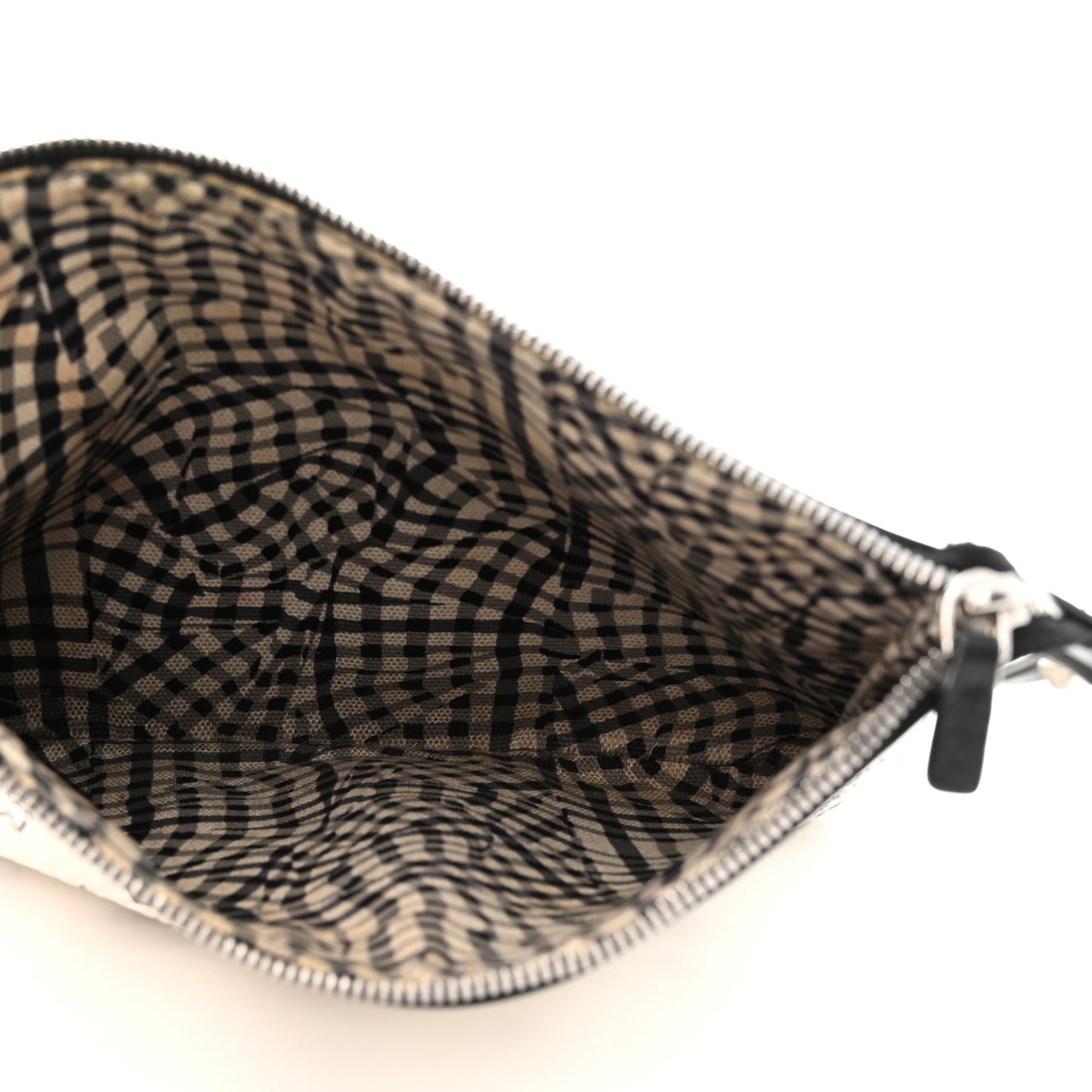 Visetos Liz Shopper Tote Pouch White Black