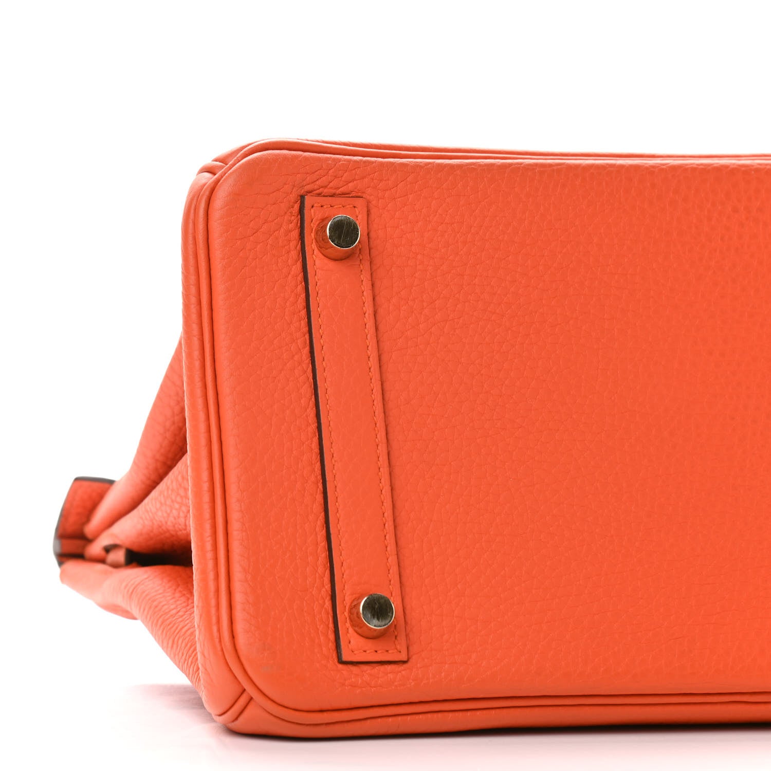 Hermes Taurillon Clemence Birkin 30 Feu 9 of 10