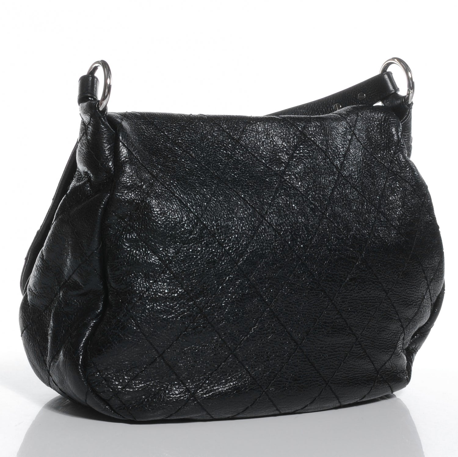 Chanel Glazed Calfskin On The Road XL Flap Black 3 of 7