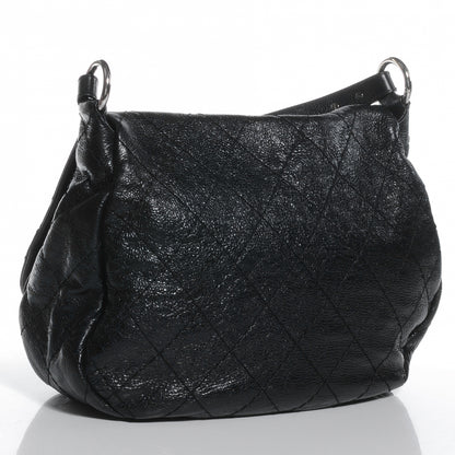 Chanel Glazed Calfskin On The Road XL Flap Black 3 of 7