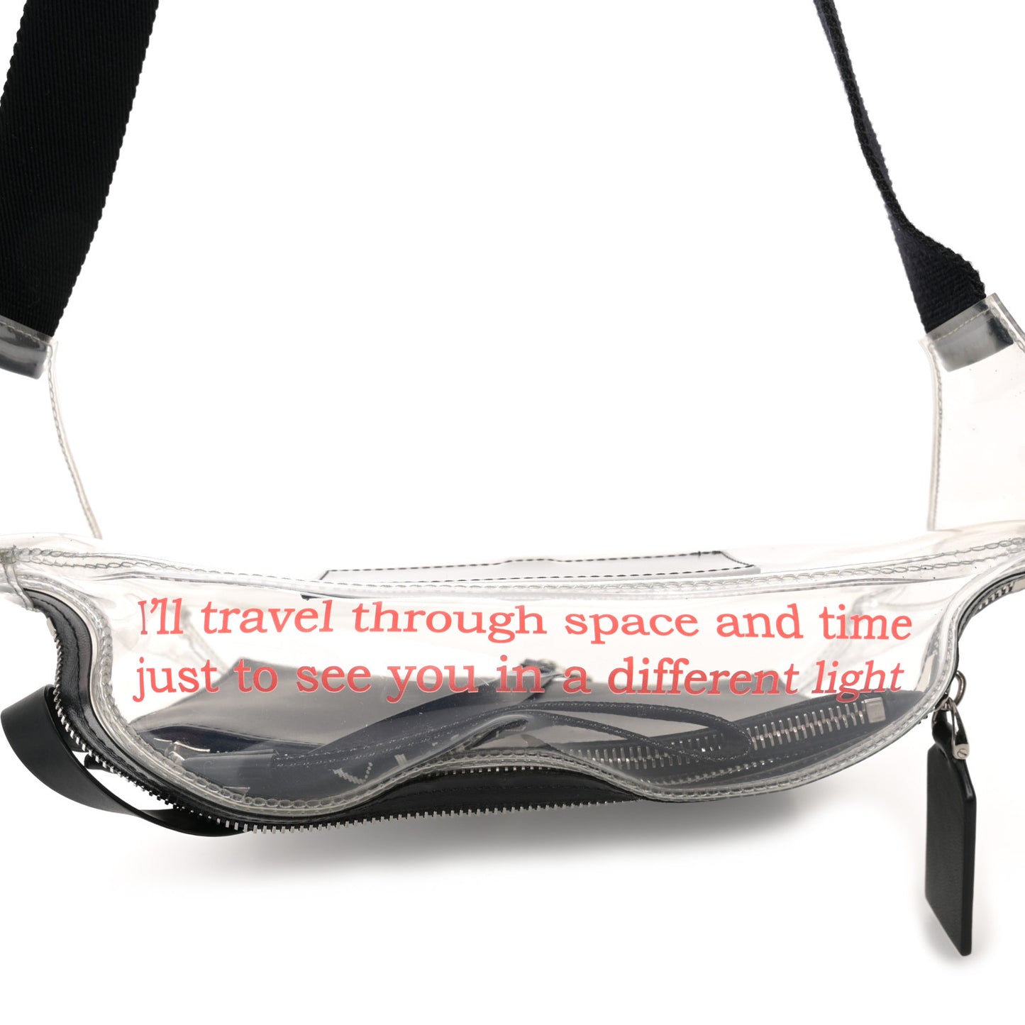 PVC VLTN Belt Bag Black
