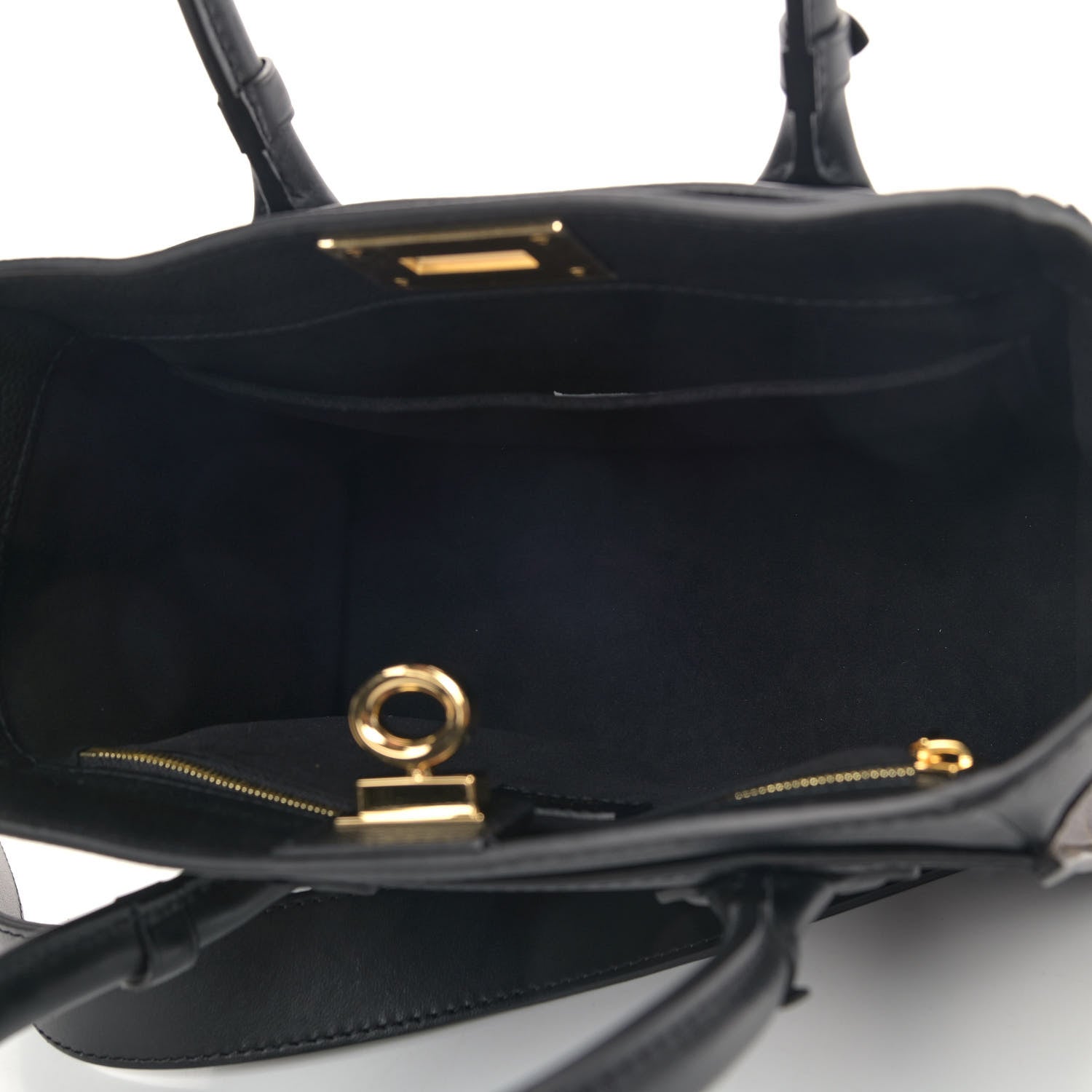 Louis Vuitton Calfskin Monogram On My Side PM Black 4 of 4