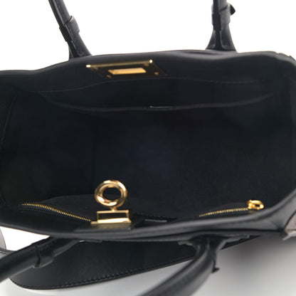 Louis Vuitton Calfskin Monogram On My Side PM Black 4 of 4