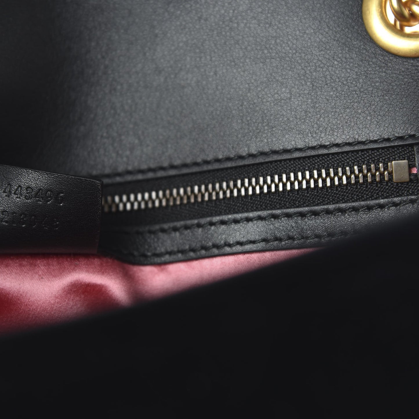 Velvet Matelasse Loved Embroidered Medium GG Marmont Shoulder Bag Black