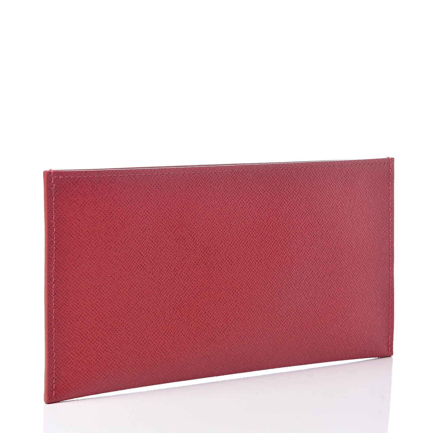 Calfskin Felicie Card Holder Insert Fuchsia